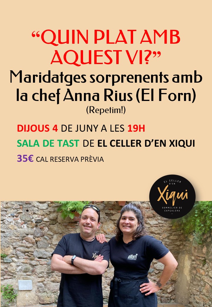 “QUIN PLAT AMB AQUEST VI?” Maridatges sorprenents amb la chef Anna Rius (El Forn) (Repetim!) - Imatge 2