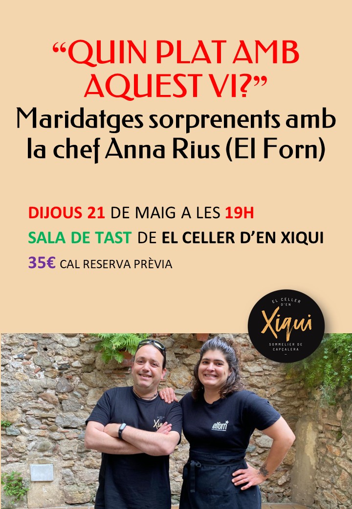 “QUIN PLAT AMB AQUEST VI?” Maridatges sorprenents amb la chef Anna Rius (El Forn) - Image 2